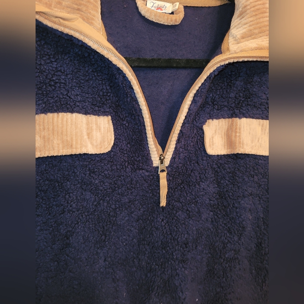 Faherty Pullover Navy Sweater - image 3